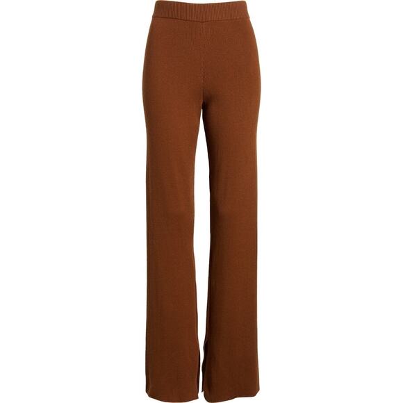 Rails Jules Rib Cotton Blend brown Knit Pants size L - Picture 4 of 12